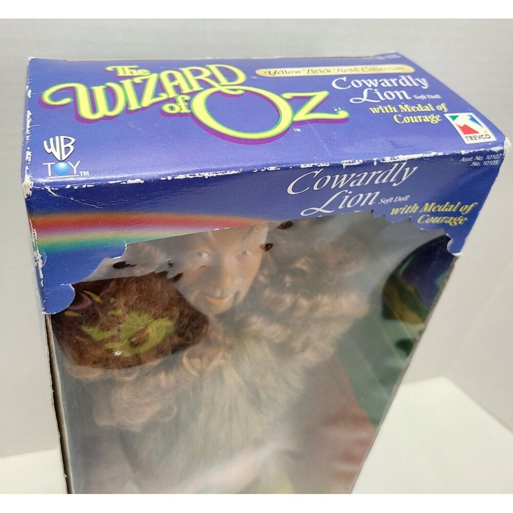 The Wizard of Oz Cowardly Lion Doll Yellow Brick Road Collection 1998 Y2K - Picture 4 of 10